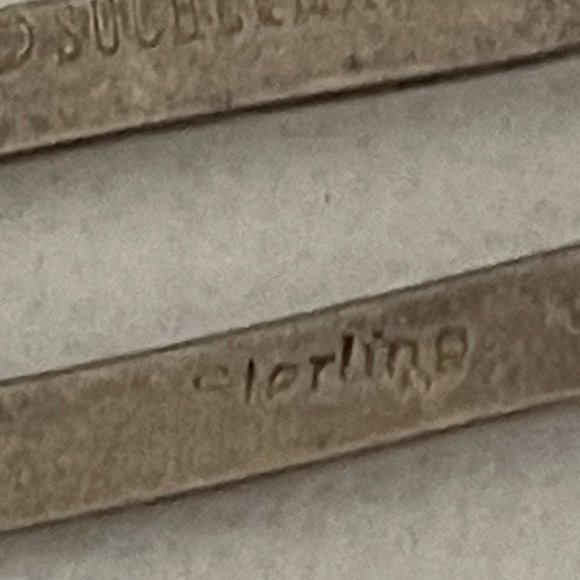 Signed Barbara Sucherman sterling silver pin - Picture 6 of 7